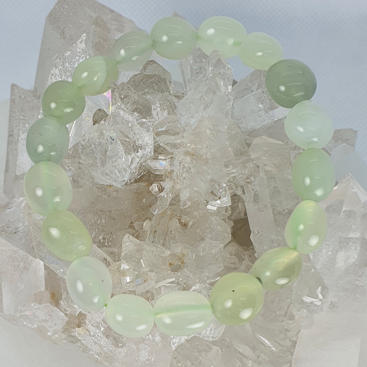Crystals - Jade Bracelet (Tumbled Bead)
