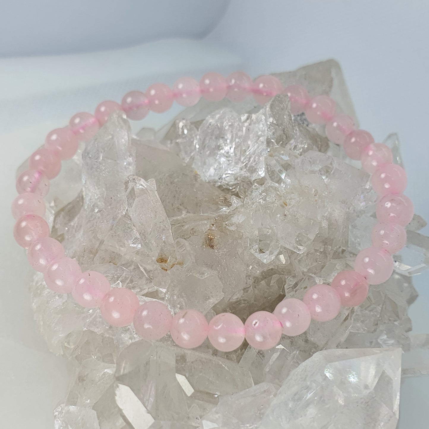 Crystals - Rose Quartz Bracelet (Small Bead)