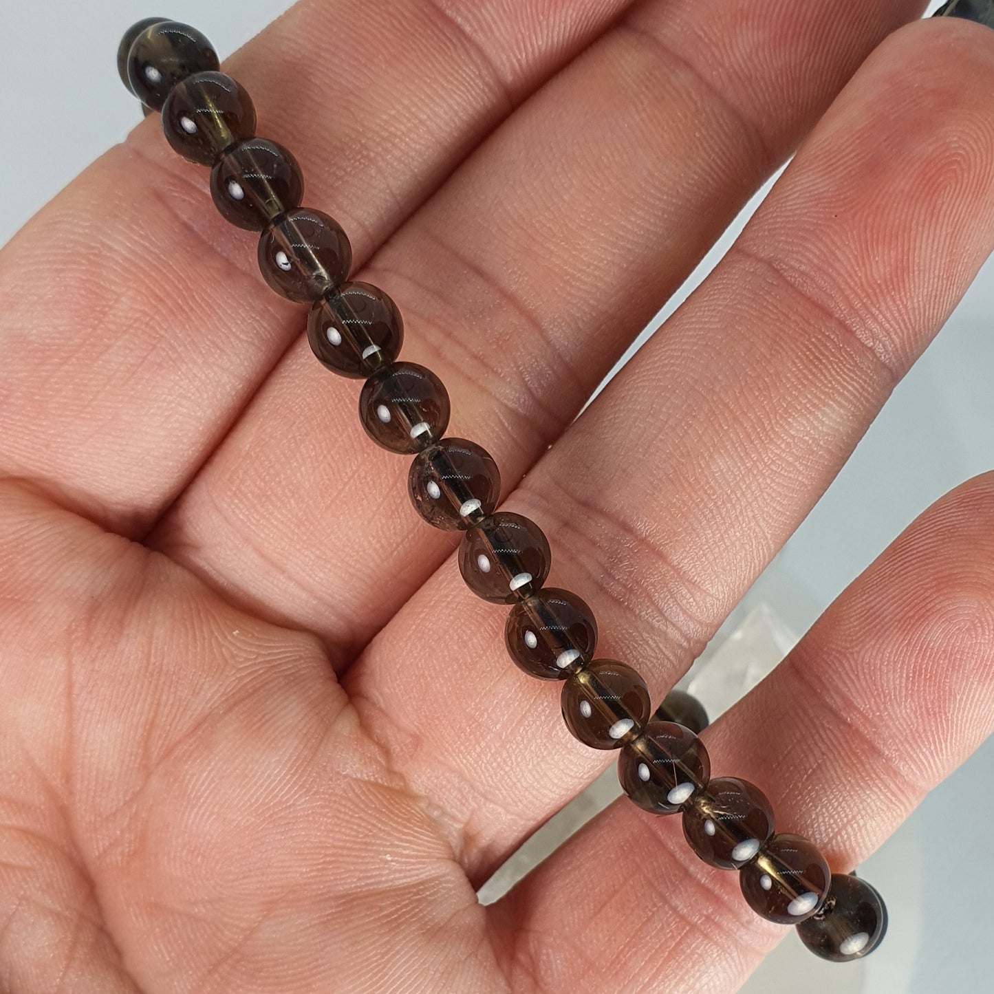 Crystals - Smoky Quartz Bracelet (Small Bead)
