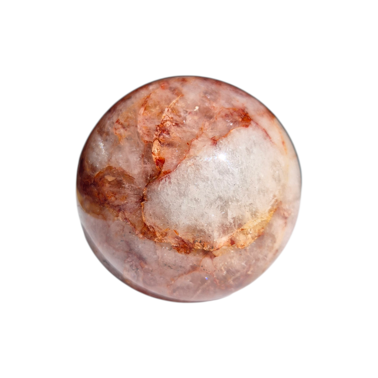 Crystals - Fire Quartz Sphere