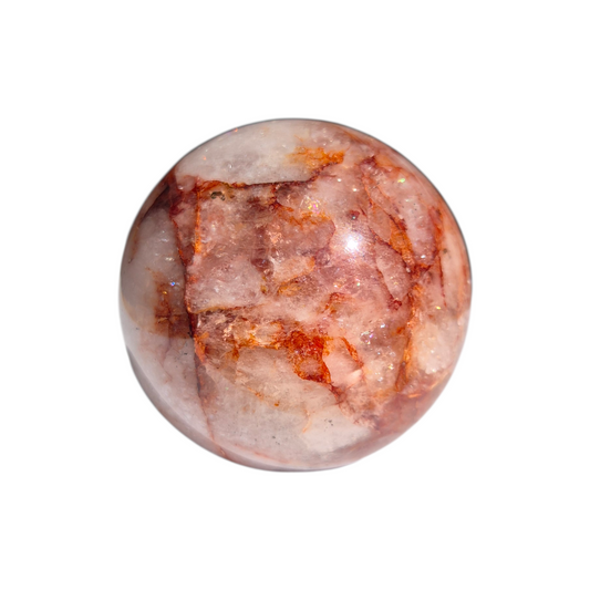 Crystals - Fire Quartz Sphere