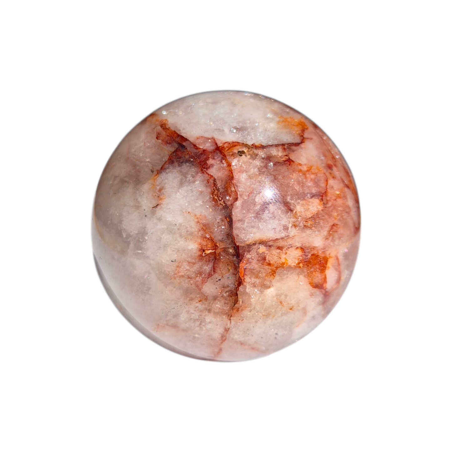 Crystals - Fire Quartz Sphere