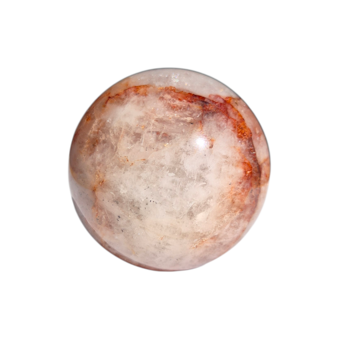 Crystals - Fire Quartz Sphere