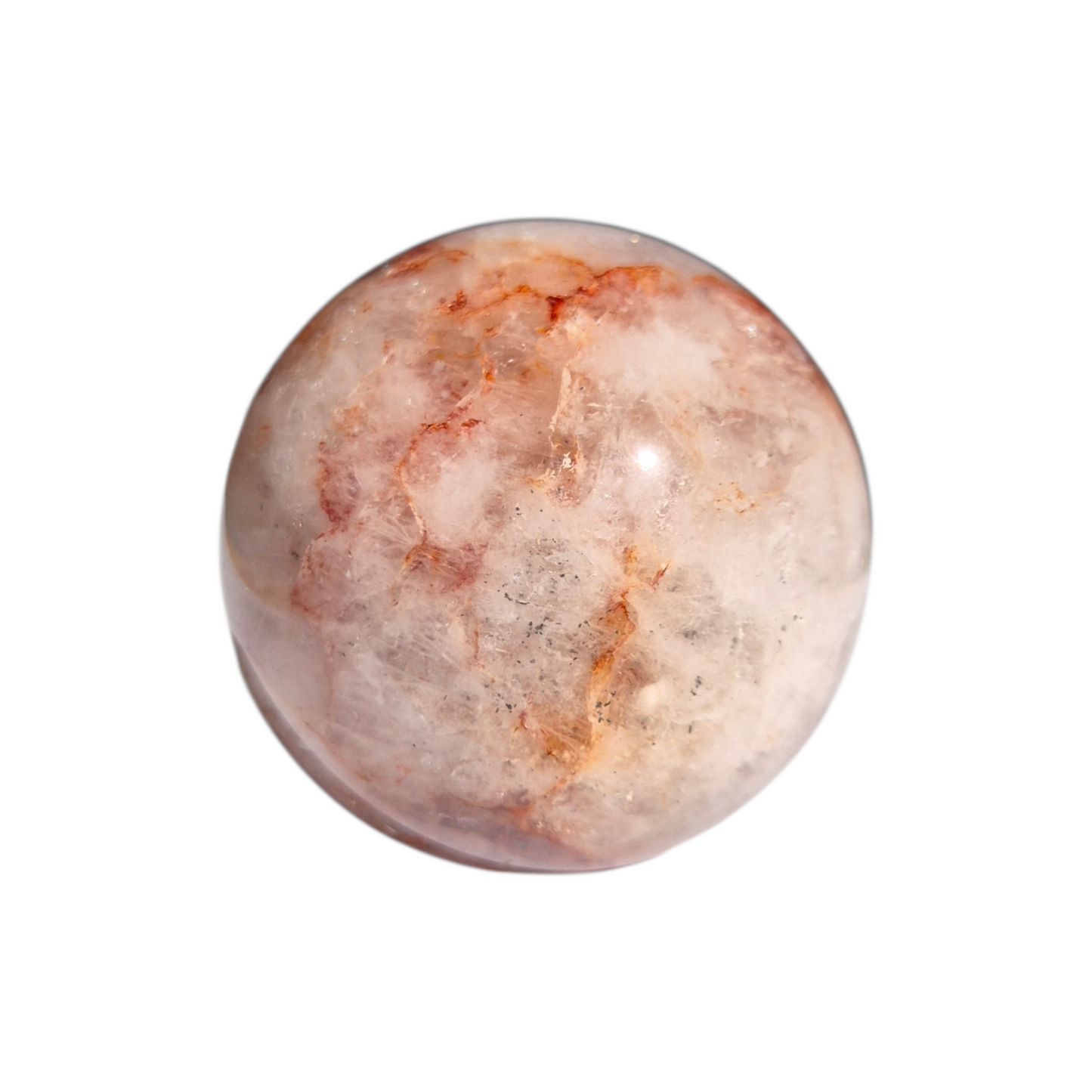 Crystals - Fire Quartz Sphere