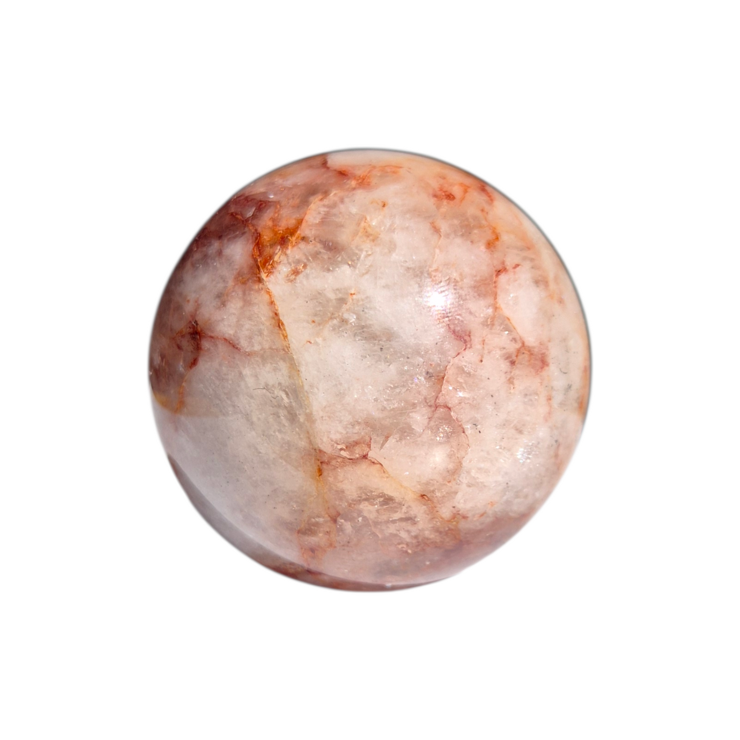 Crystals - Fire Quartz Sphere