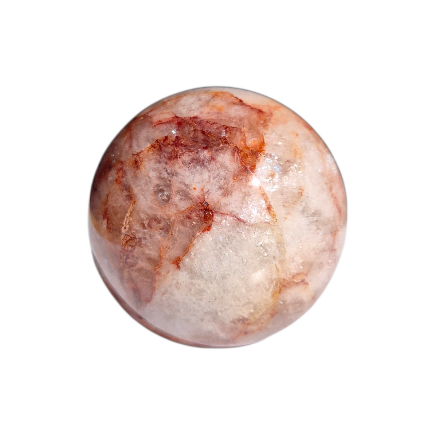 Crystals - Fire Quartz Sphere
