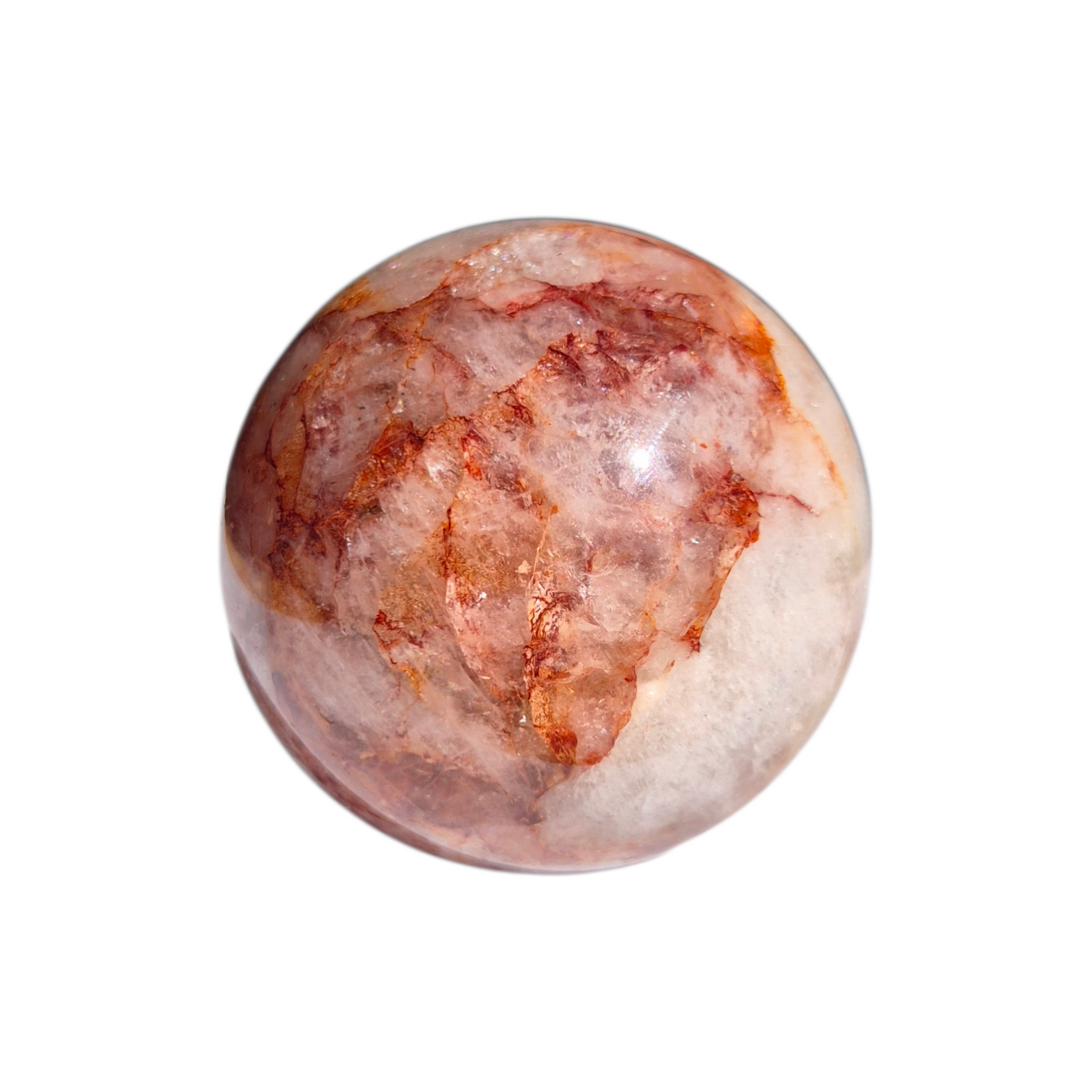 Crystals - Fire Quartz Sphere