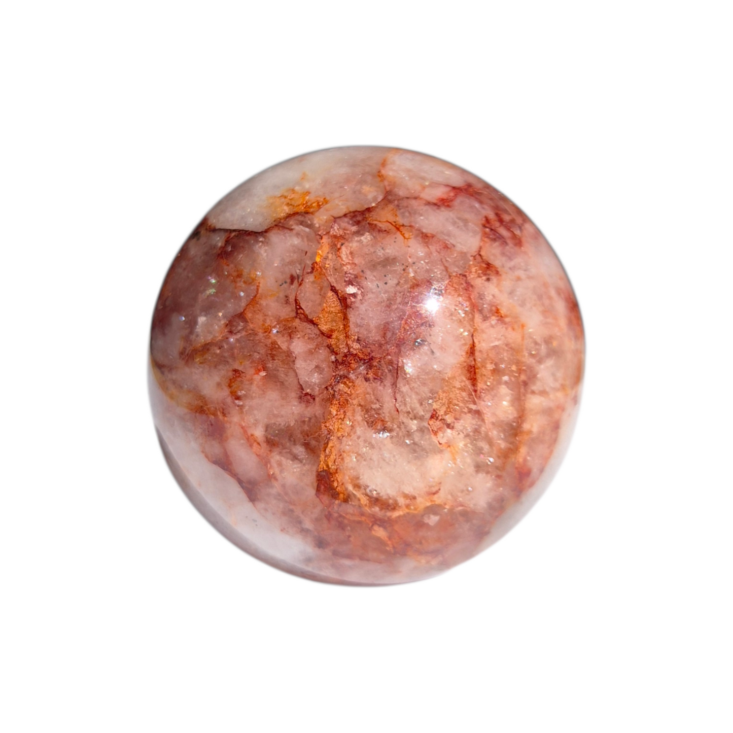 Crystals - Fire Quartz Sphere
