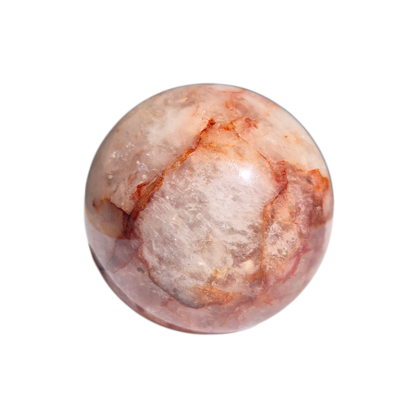 Crystals - Fire Quartz Sphere