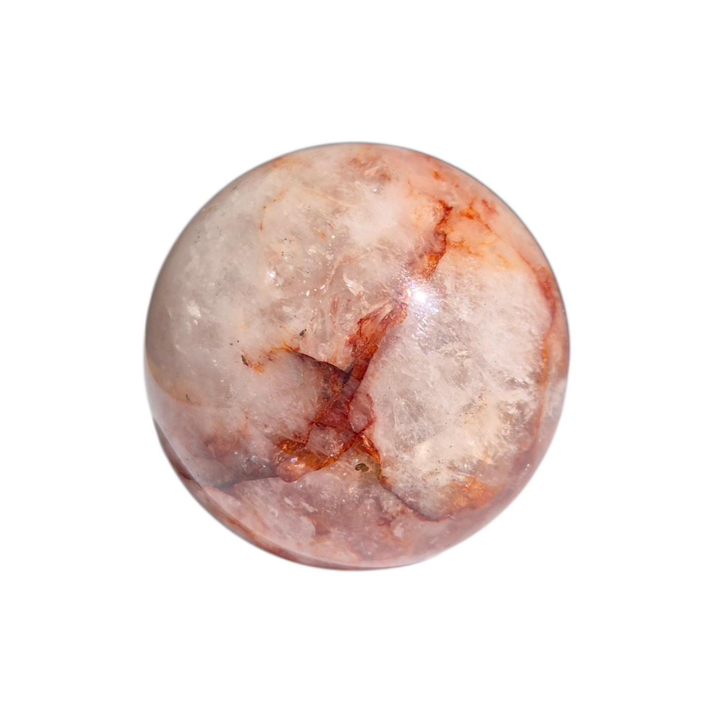 Crystals - Fire Quartz Sphere