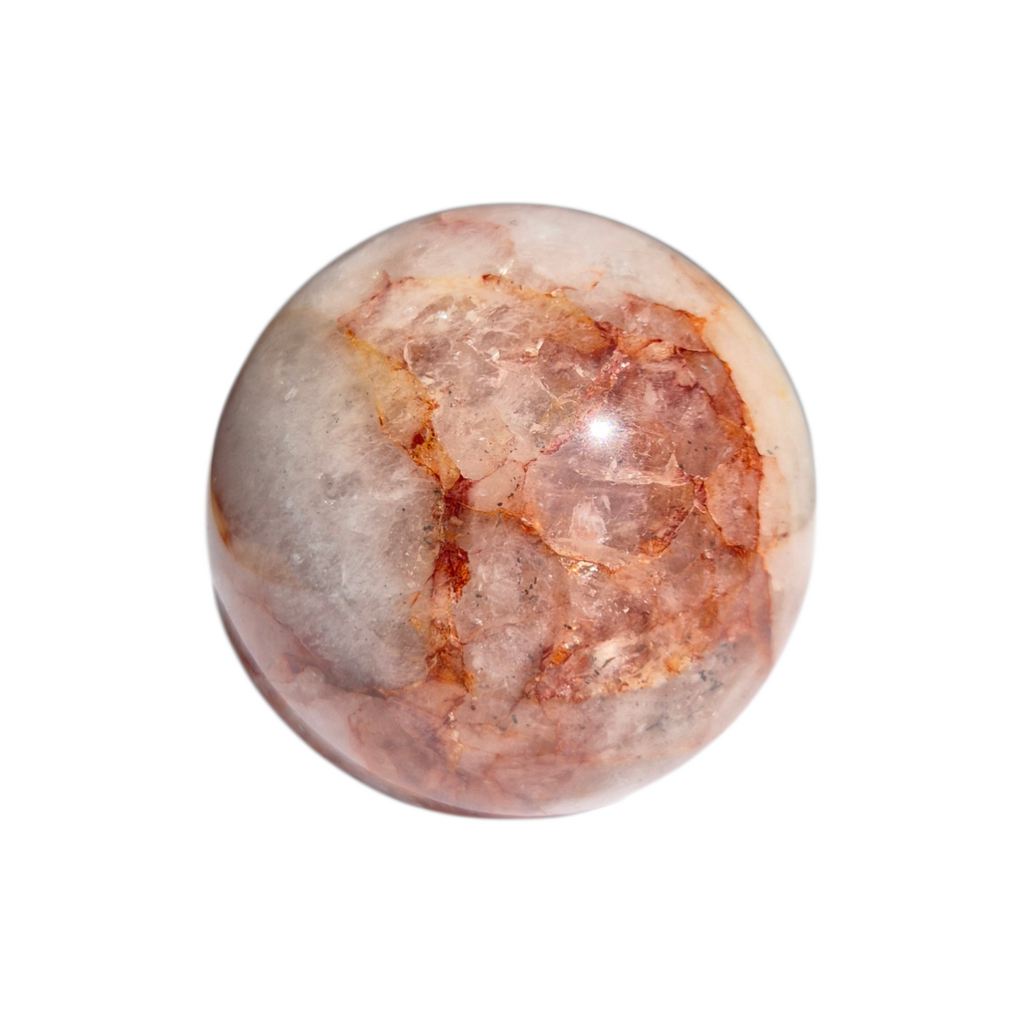Crystals - Fire Quartz Sphere