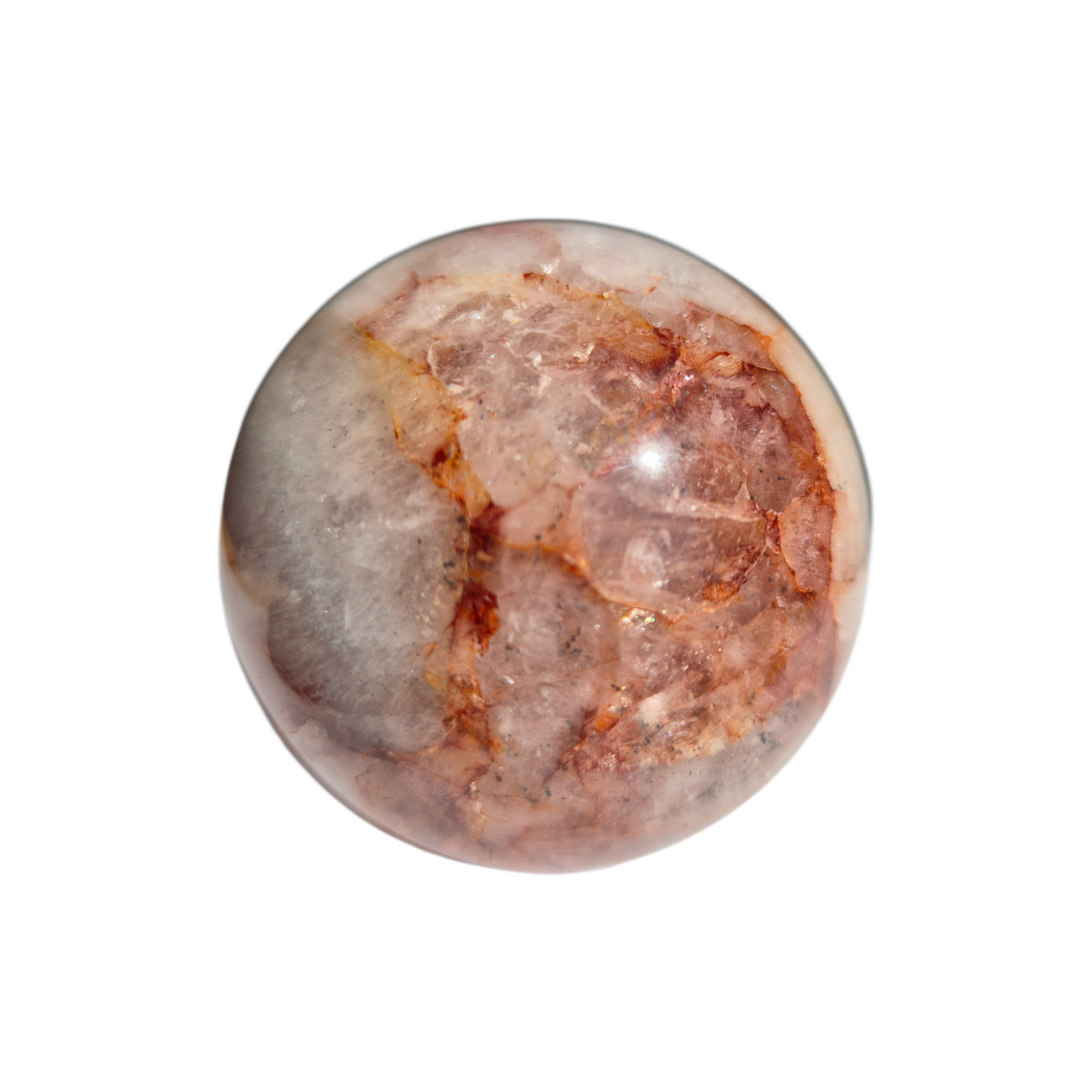 Crystals - Fire Quartz Sphere