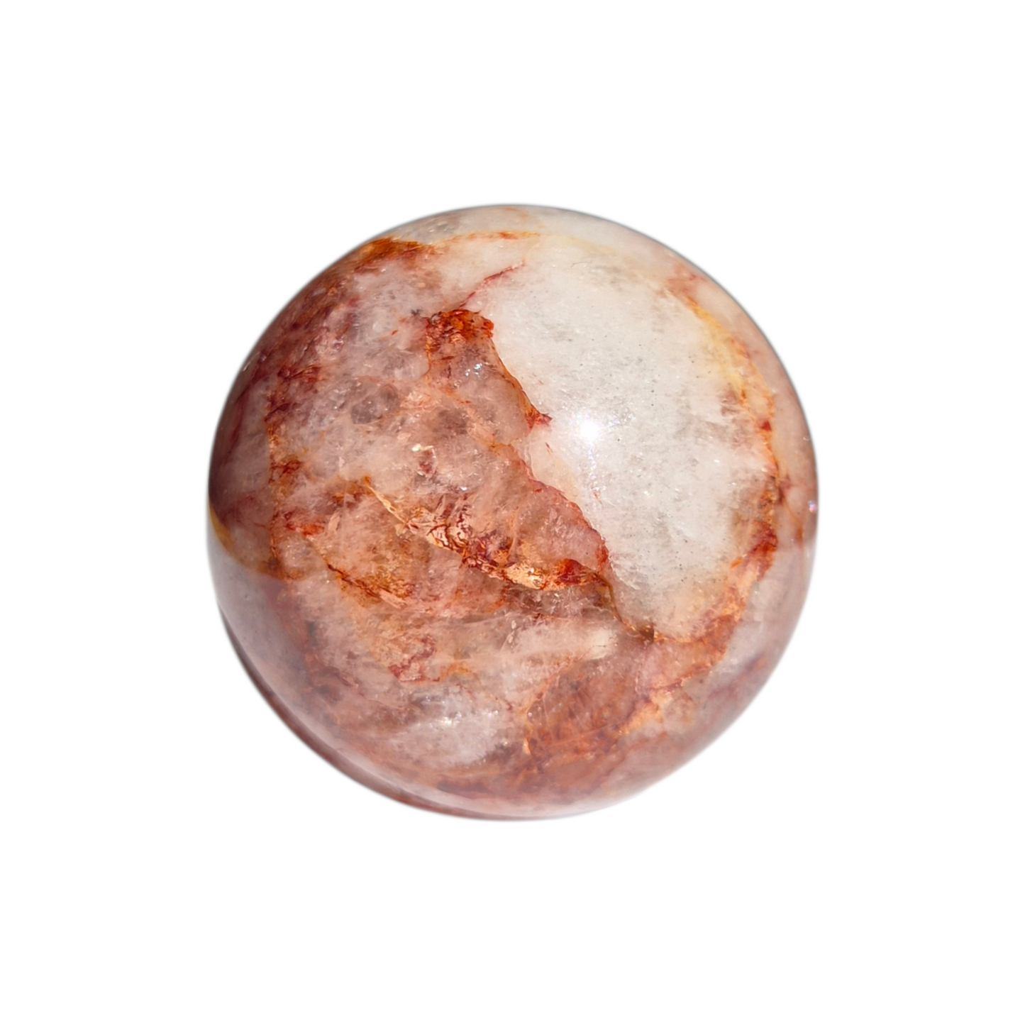 Crystals - Fire Quartz Sphere