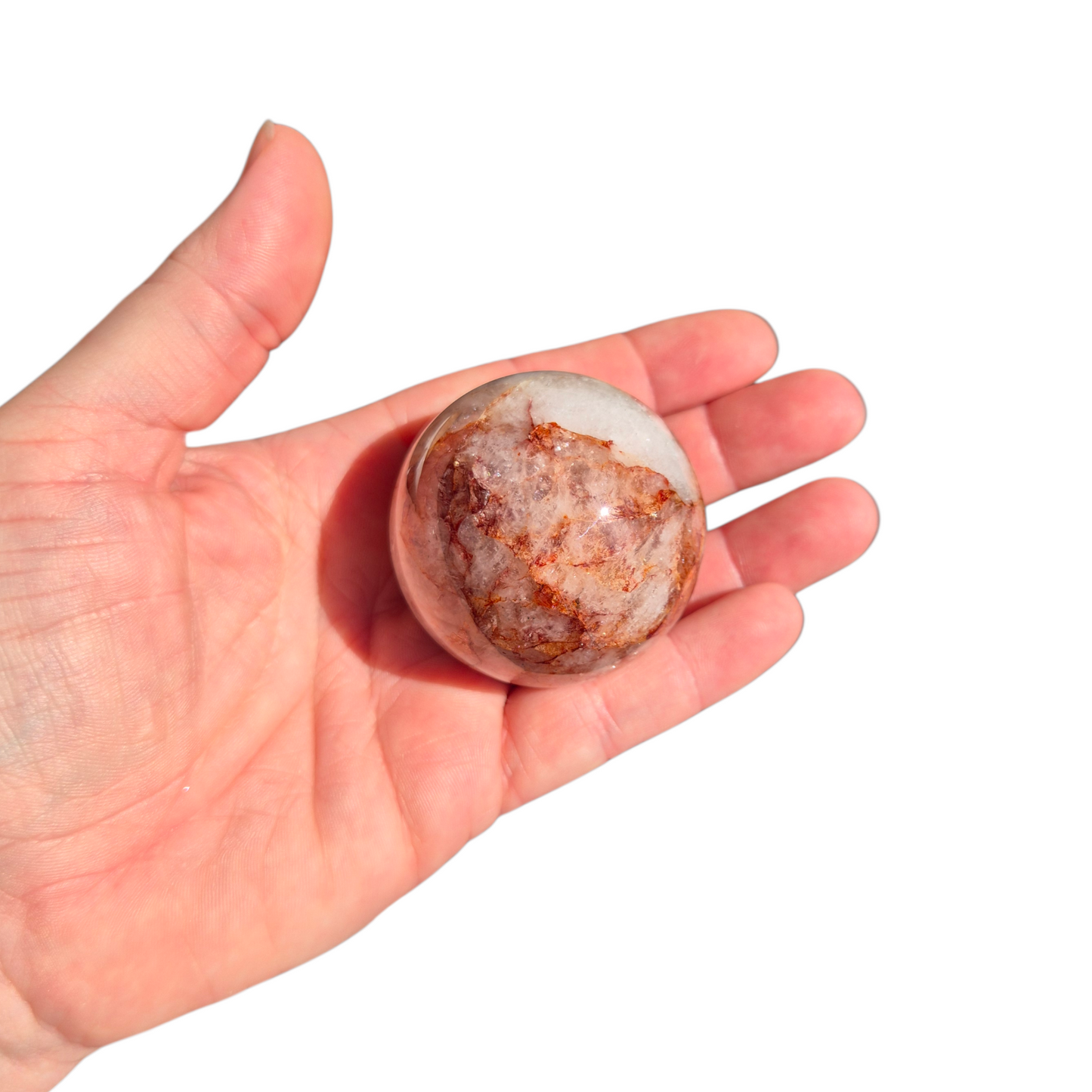 Crystals - Fire Quartz Sphere