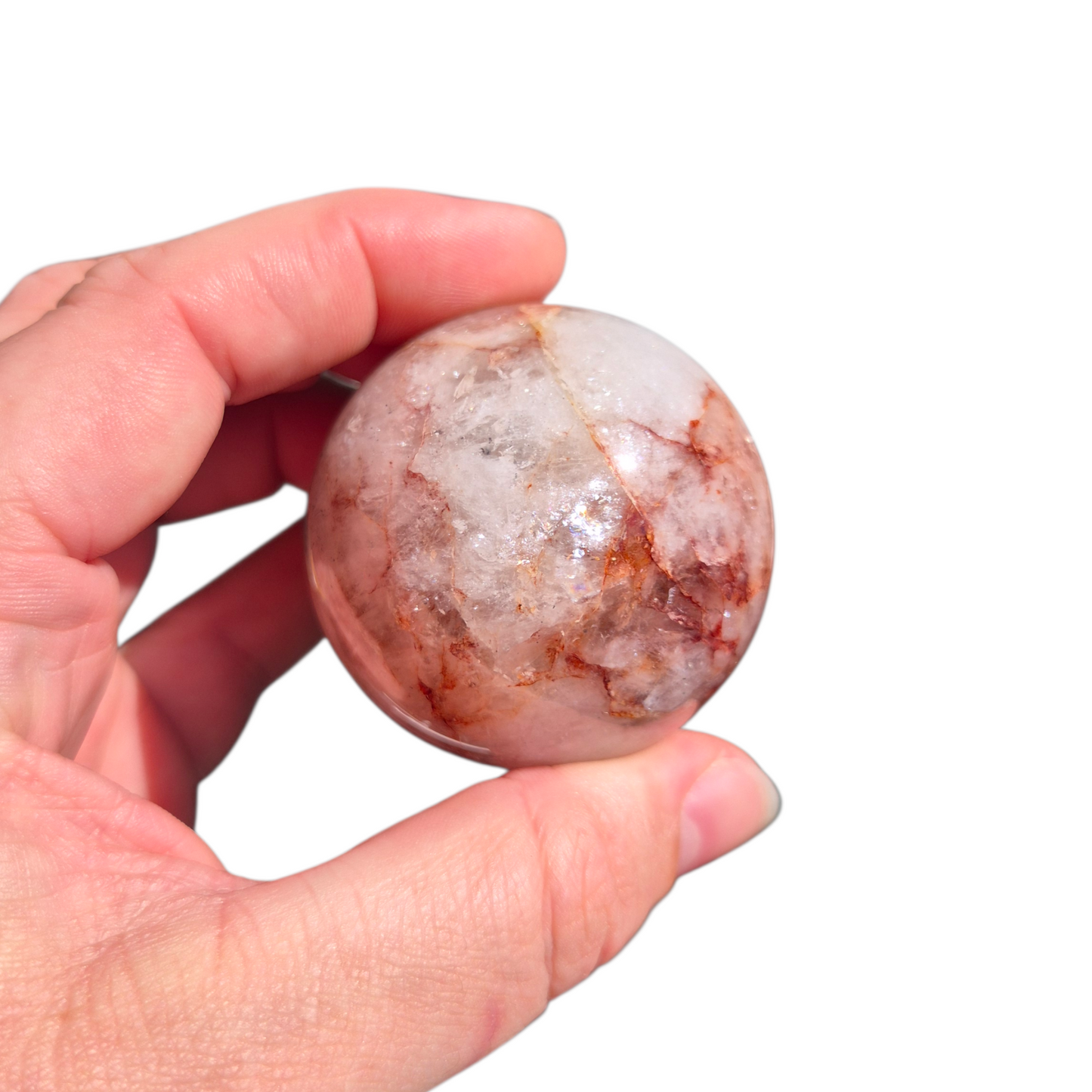 Crystals - Fire Quartz Sphere