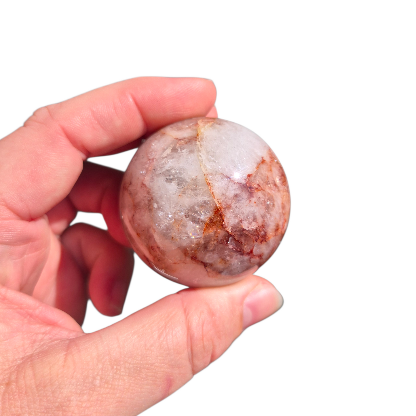 Crystals - Fire Quartz Sphere