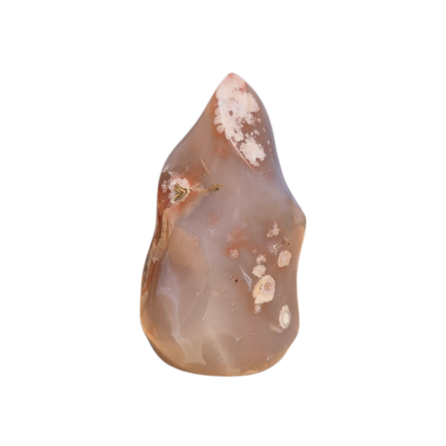 Crystals - Flower Agate Polished Flame