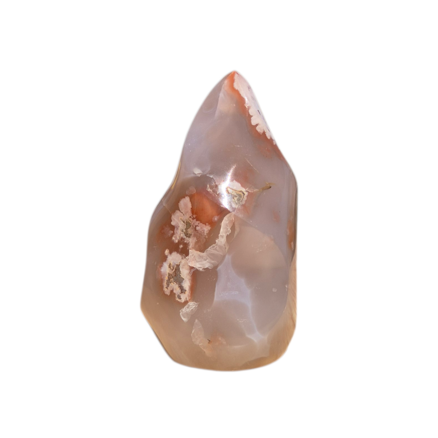 Crystals - Flower Agate Polished Flame