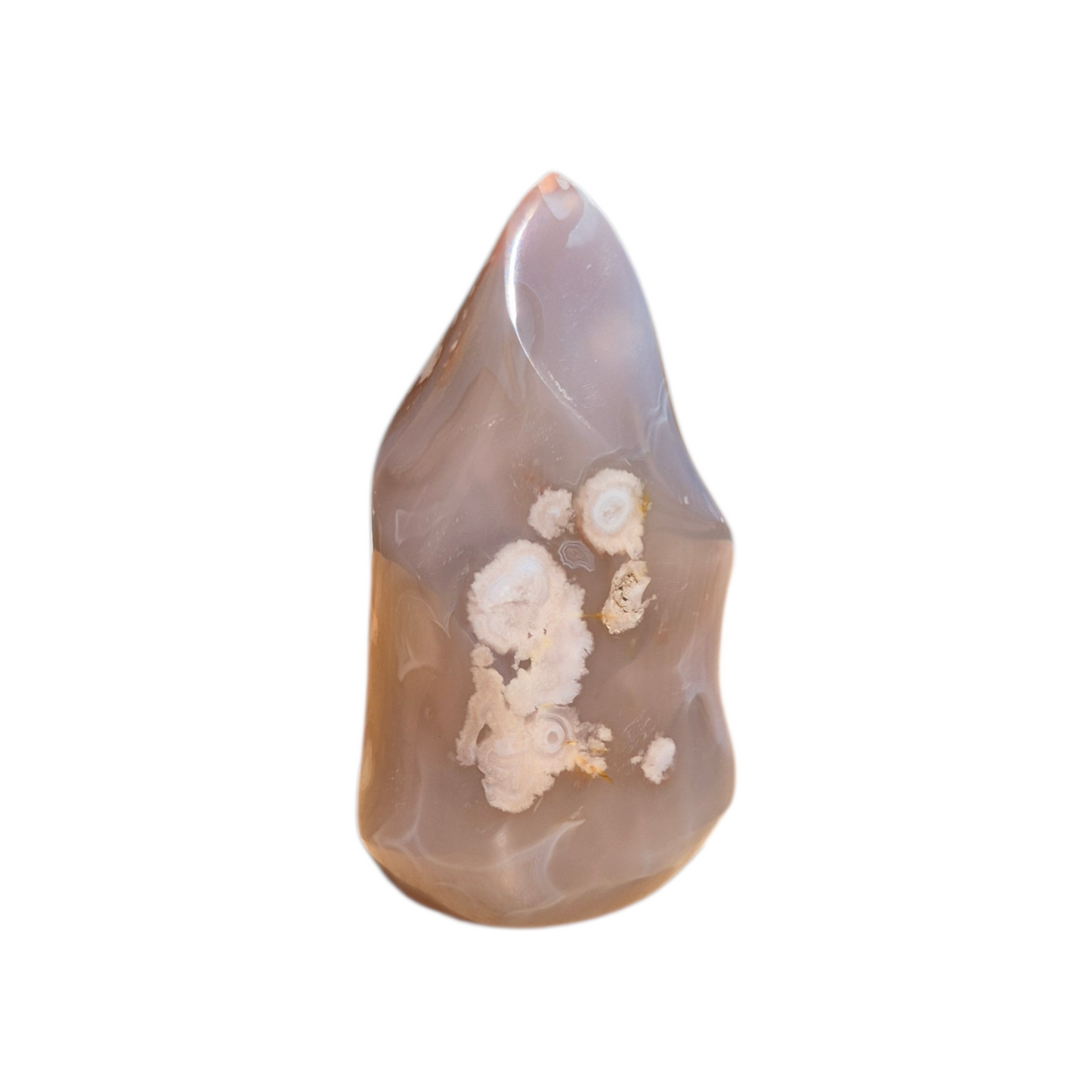 Crystals - Flower Agate Polished Flame