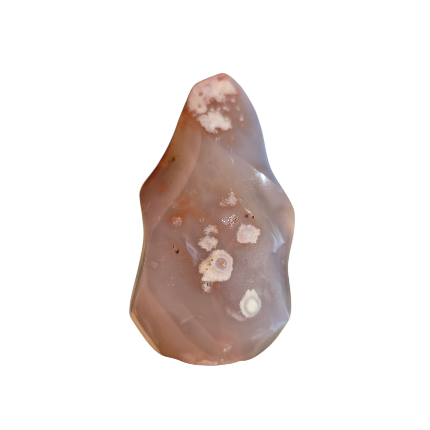 Crystals - Flower Agate Polished Flame