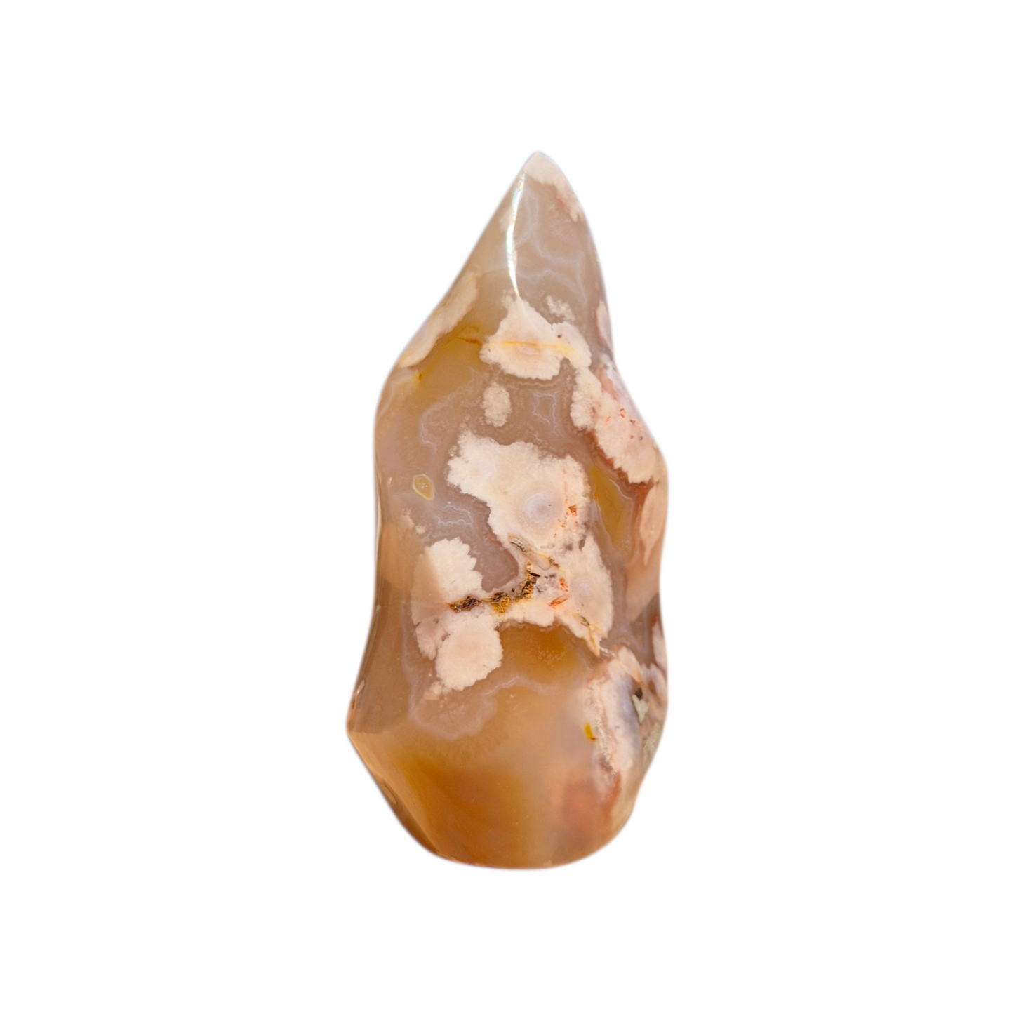 Crystals - Flower Agate Polished Flame