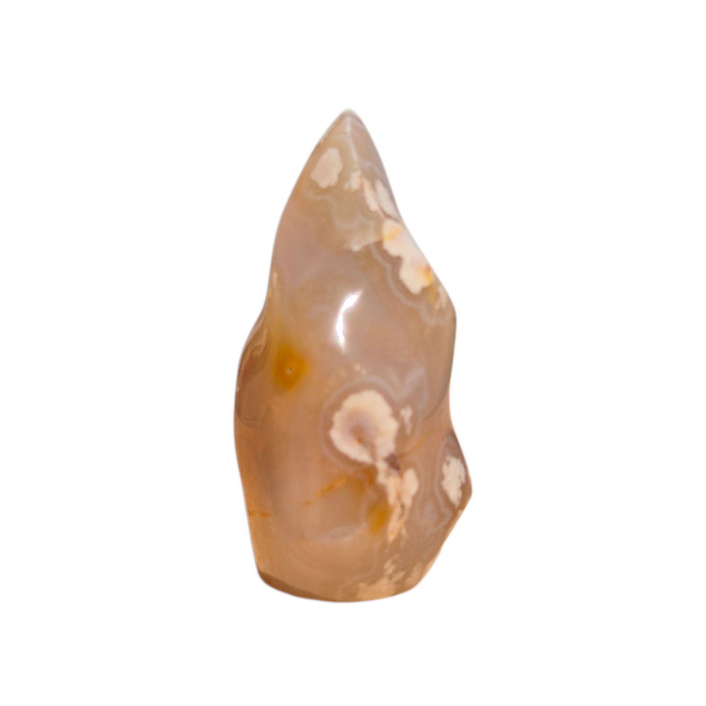 Crystals - Flower Agate Polished Flame