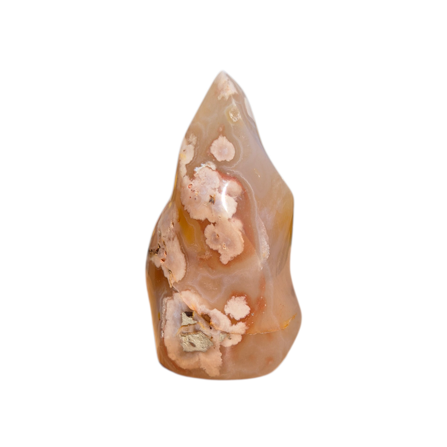 Crystals - Flower Agate Polished Flame