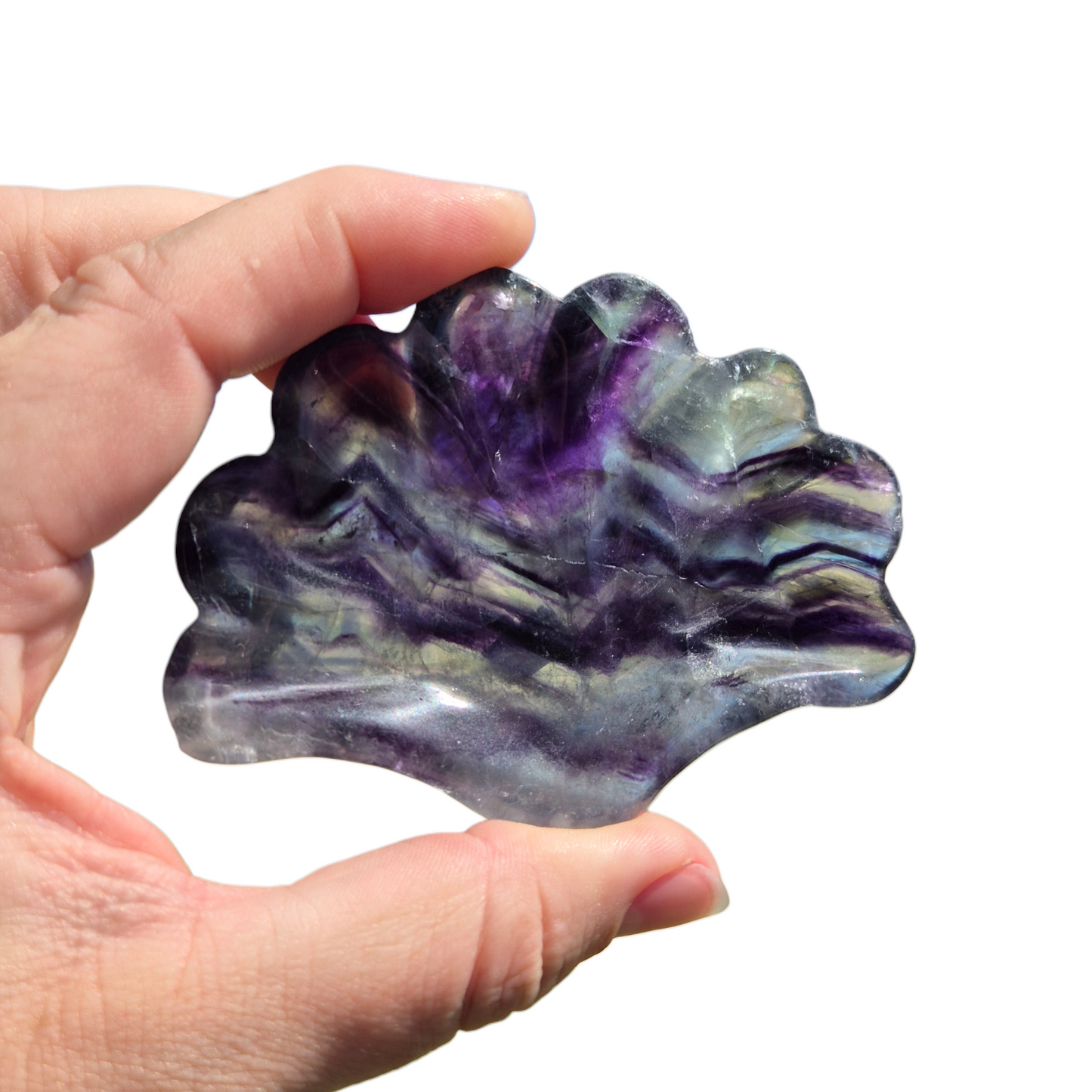 Crystals - Rainbow Fluorite Bowl