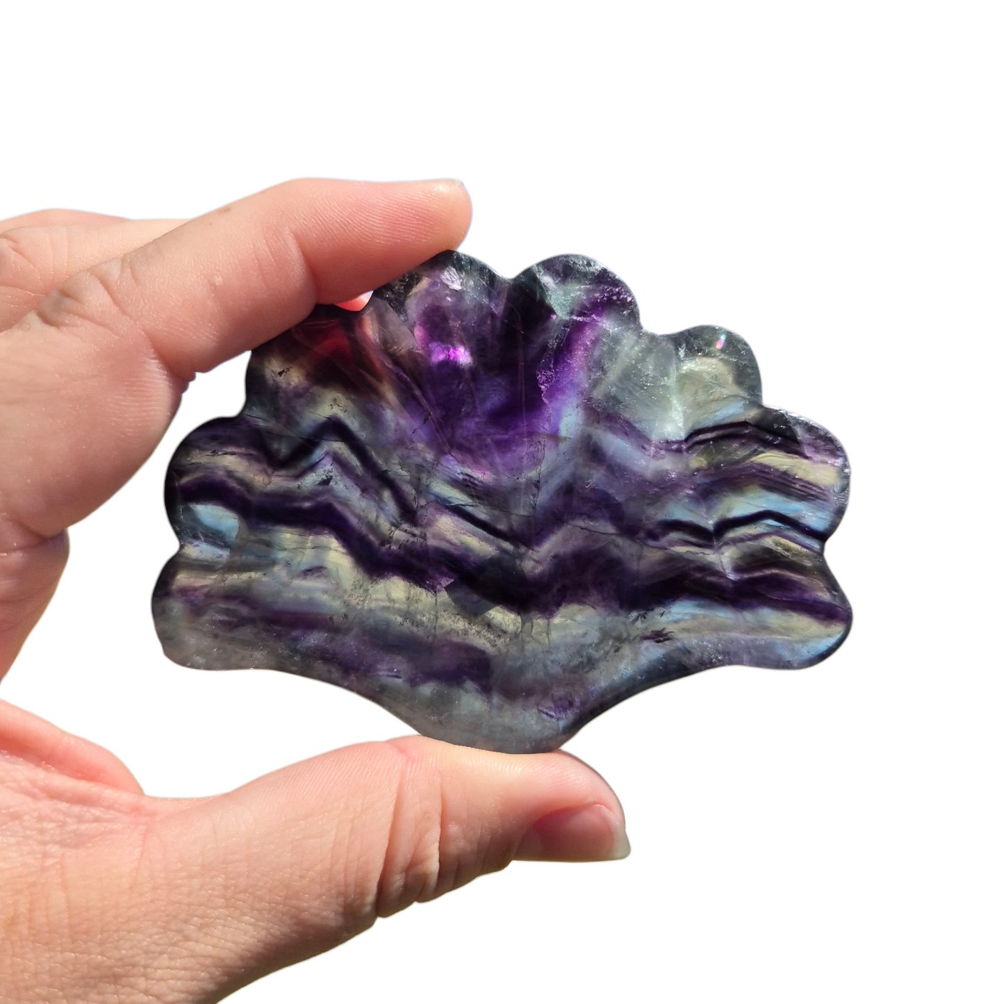 Crystals - Rainbow Fluorite Bowl