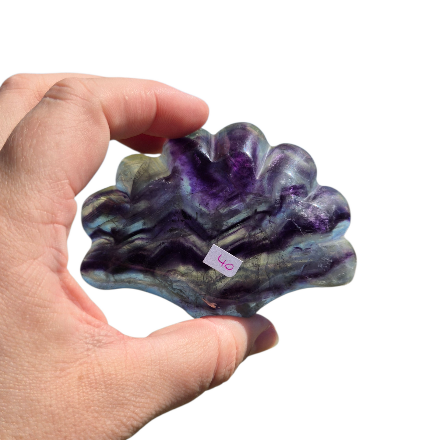 Crystals - Rainbow Fluorite Bowl