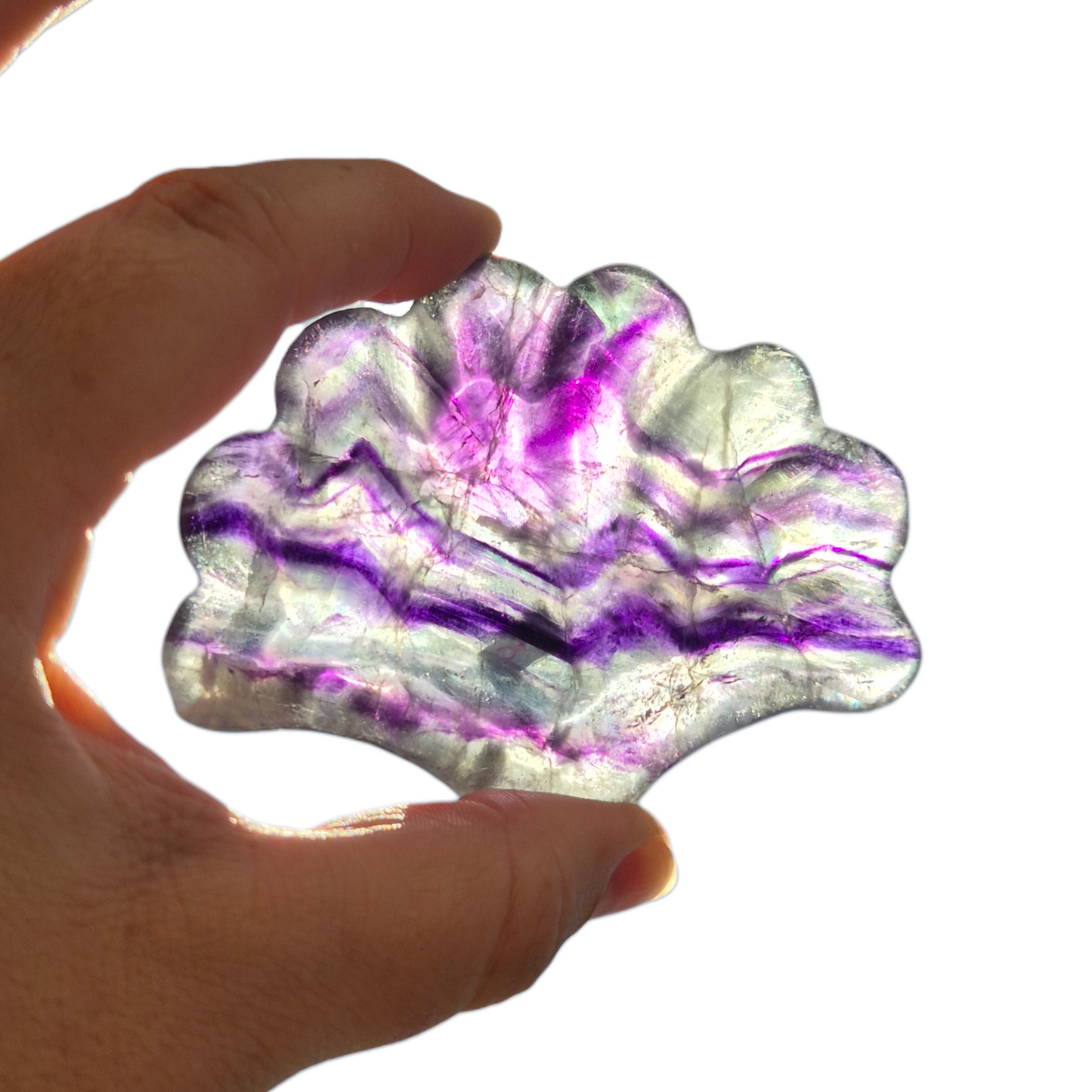Crystals - Rainbow Fluorite Bowl