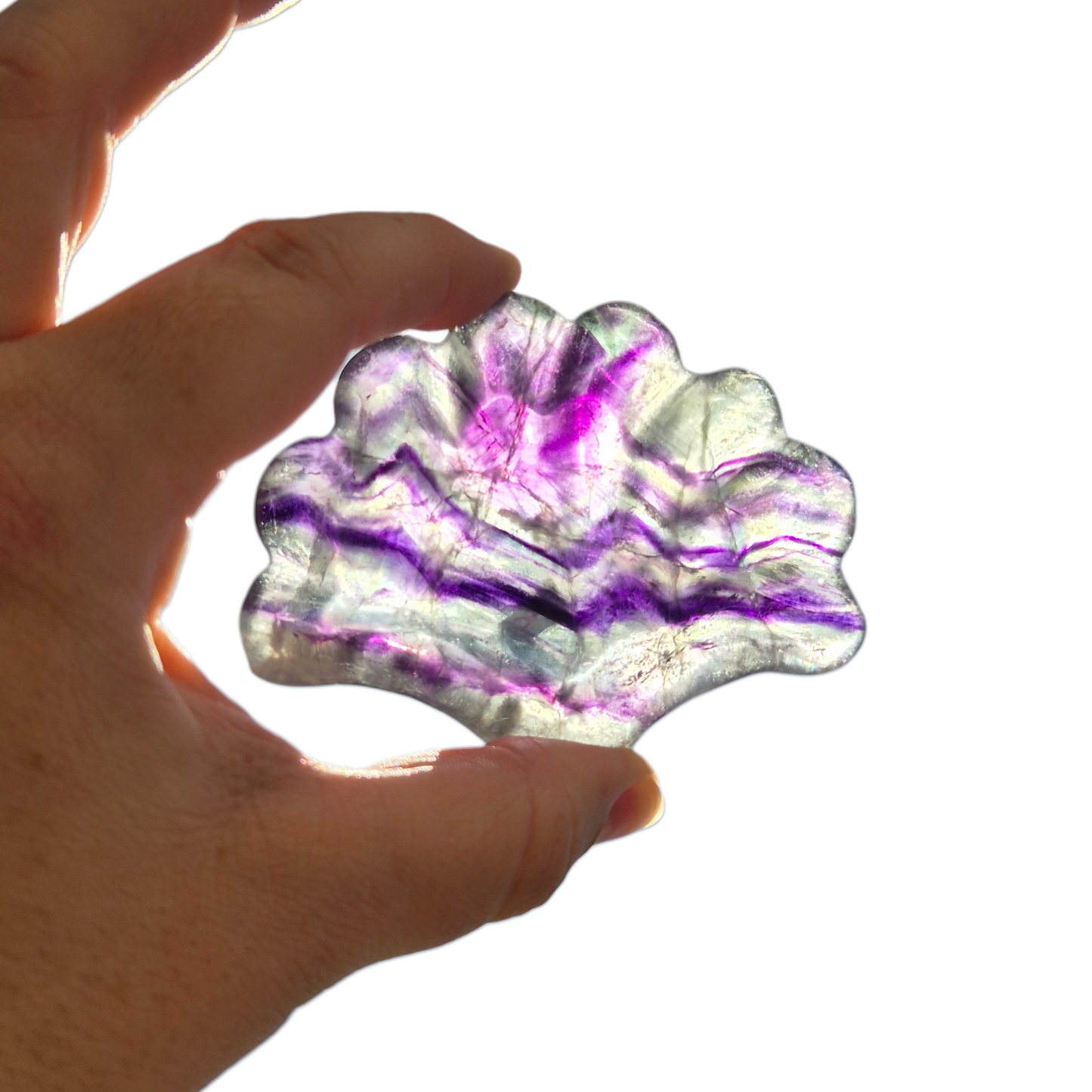 Crystals - Rainbow Fluorite Bowl