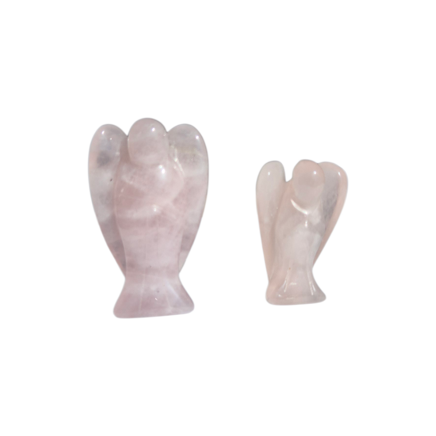 Crystals - Rose Quartz Angel Carvings