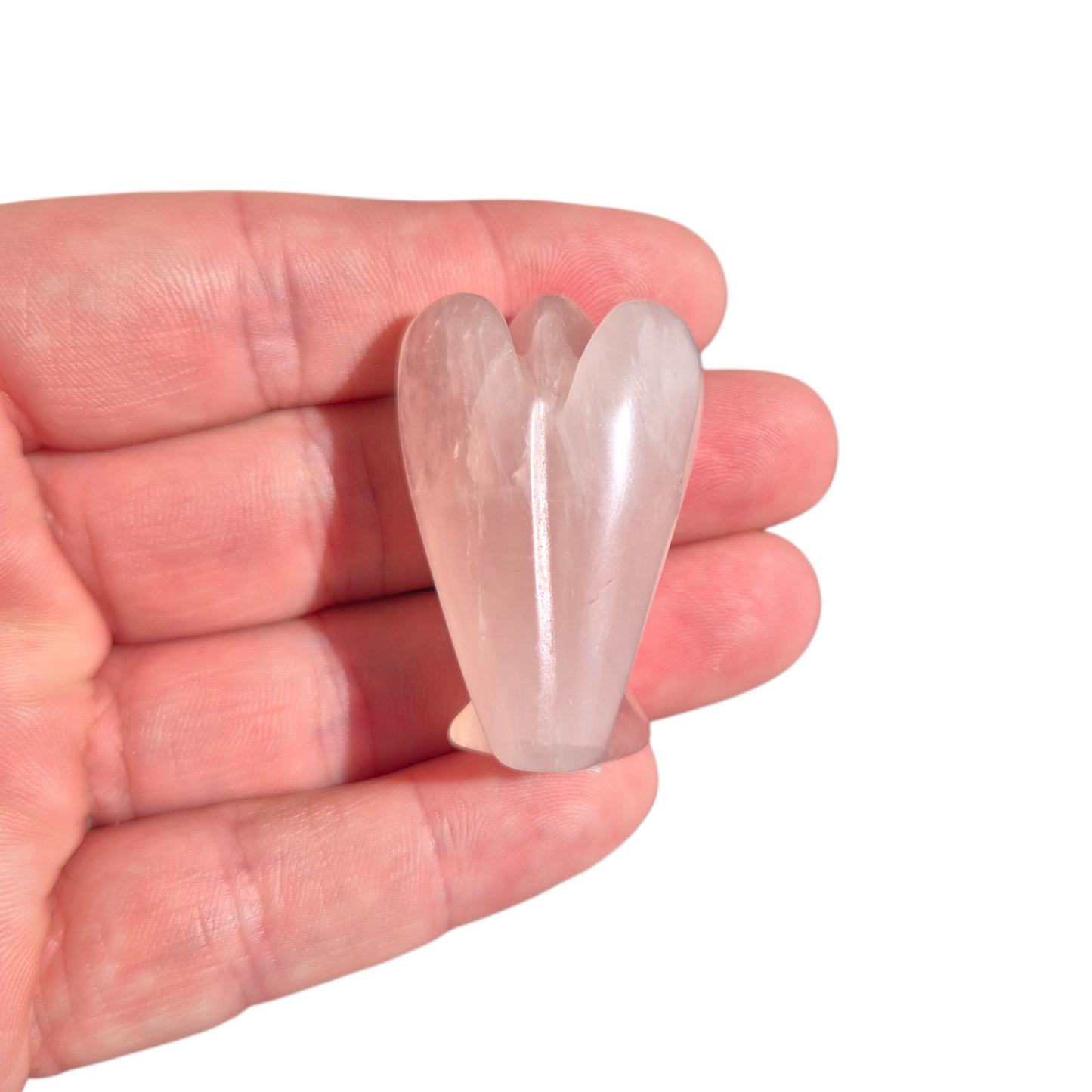 Crystals - Rose Quartz Angel Carvings