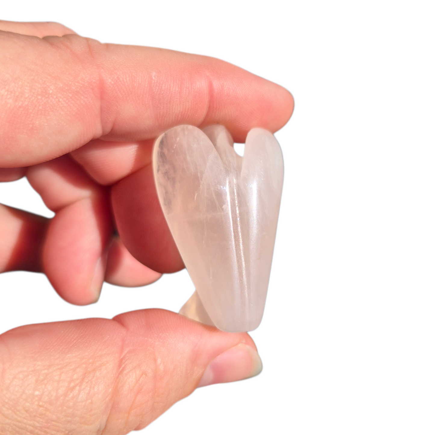 Crystals - Rose Quartz Angel Carvings