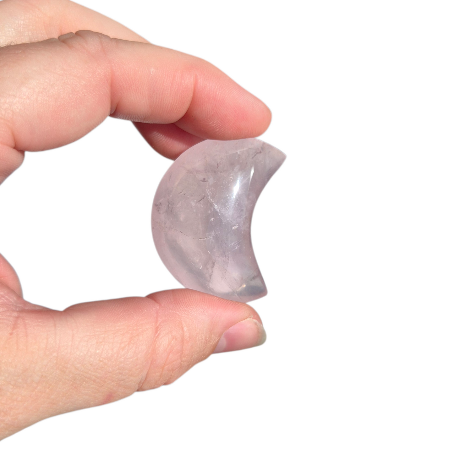 Crystals - Rose Quartz Moons