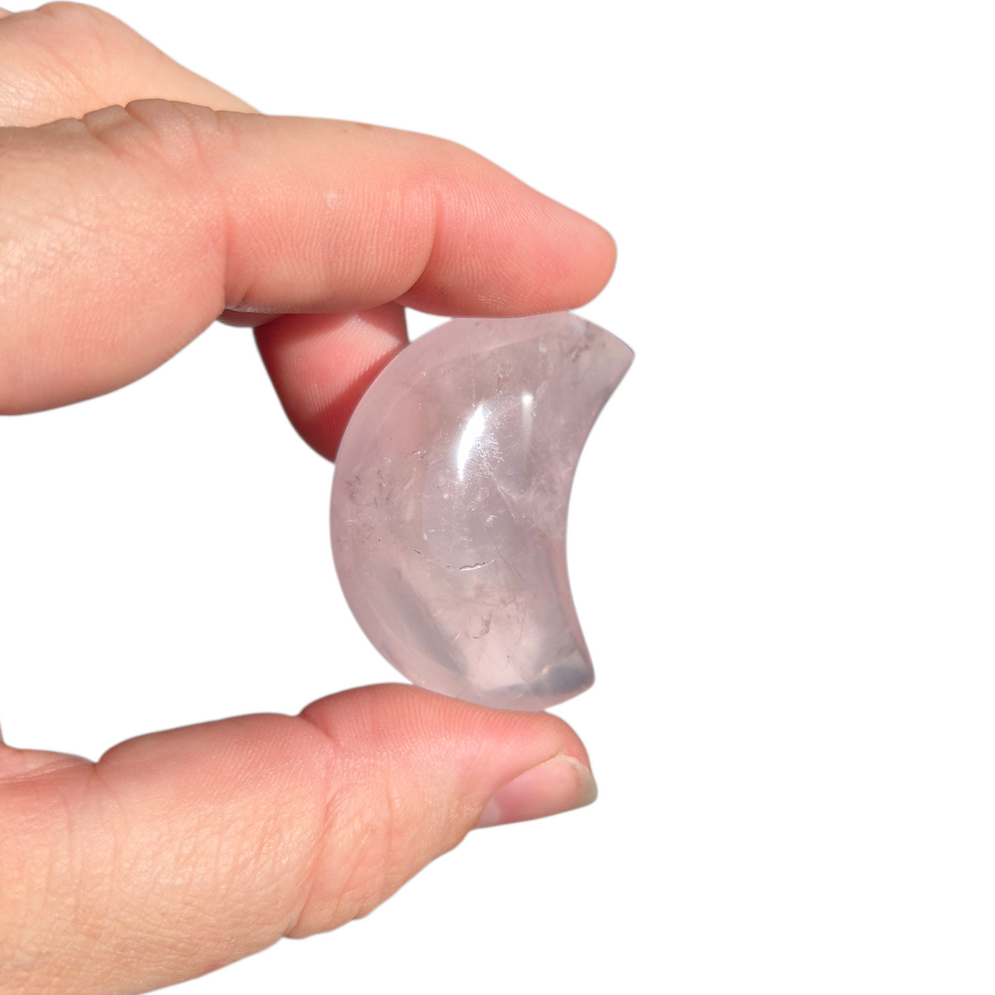 Crystals - Rose Quartz Moons
