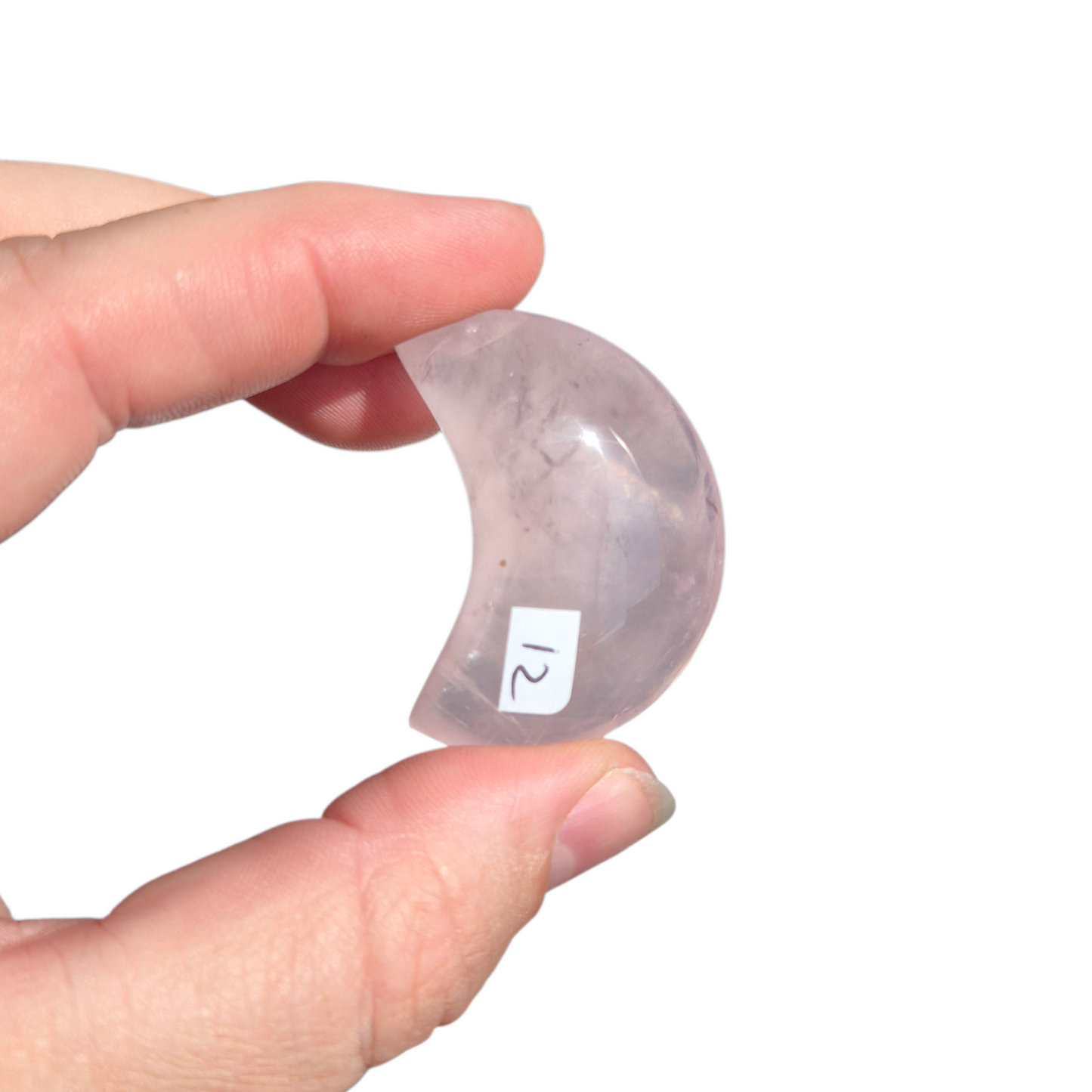 Crystals - Rose Quartz Moons