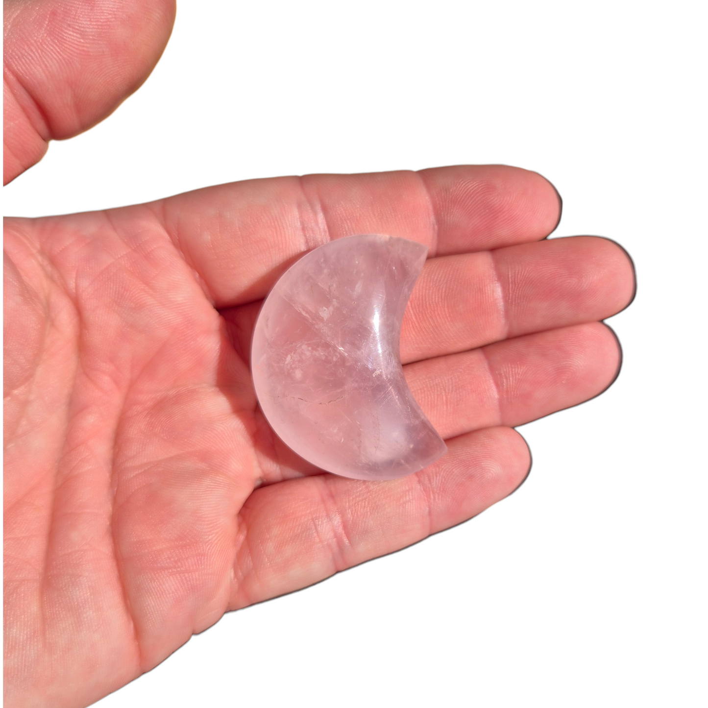 Crystals - Rose Quartz Moons