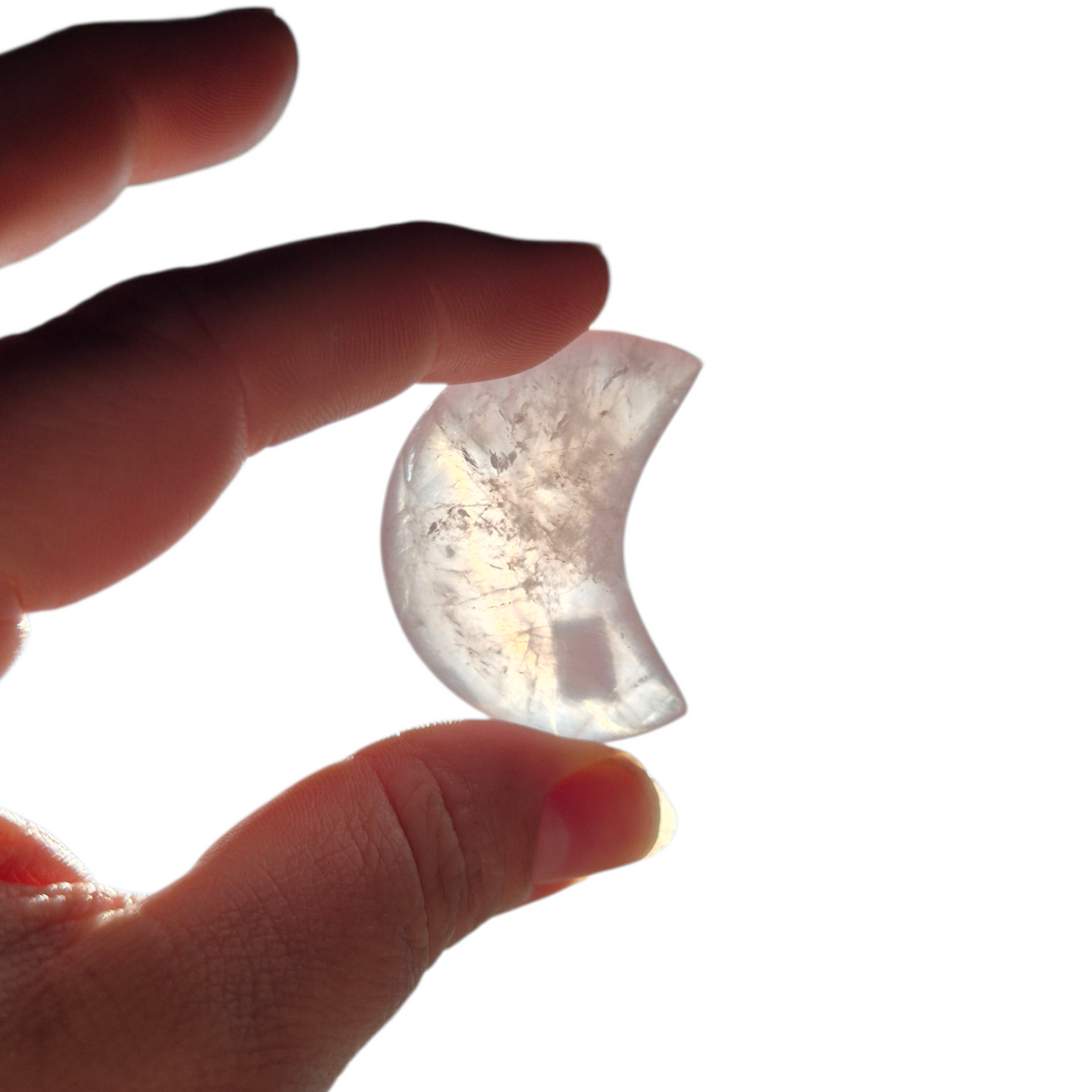 Crystals - Rose Quartz Moons