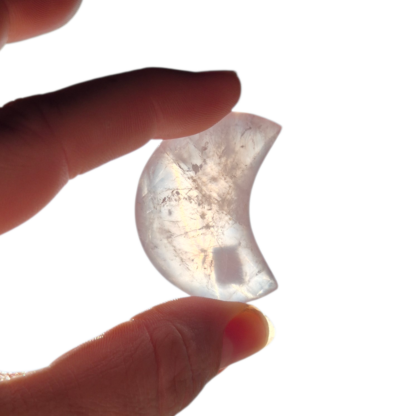 Crystals - Rose Quartz Moons