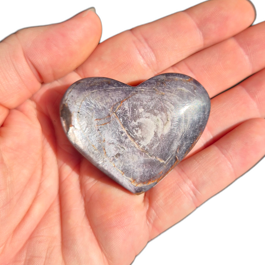 Crystals - Lepidolite Heart (High Grade)