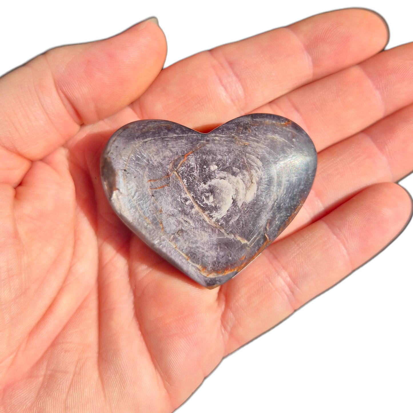 Crystals - Lepidolite Heart (High Grade)