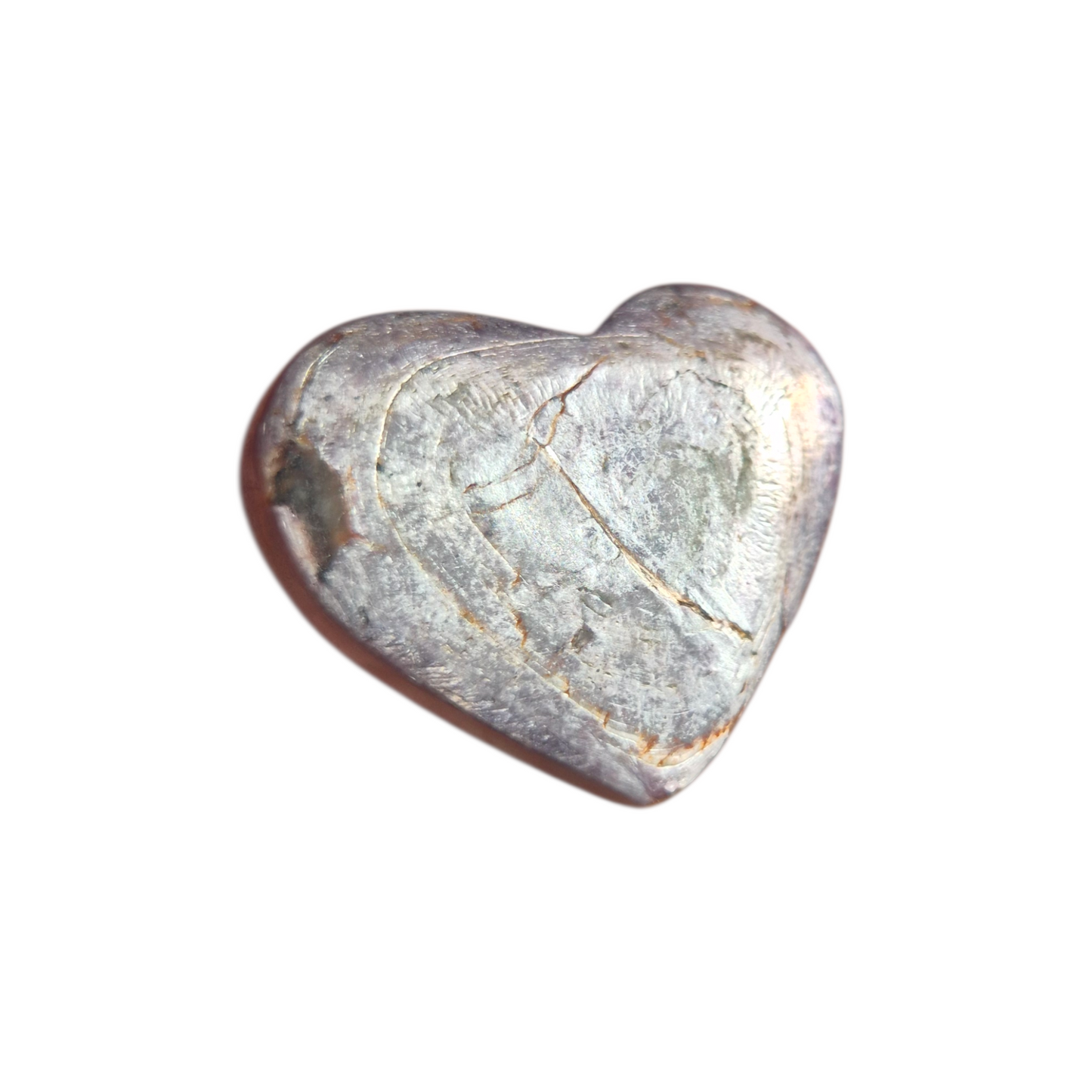 Crystals - Lepidolite Heart (High Grade)