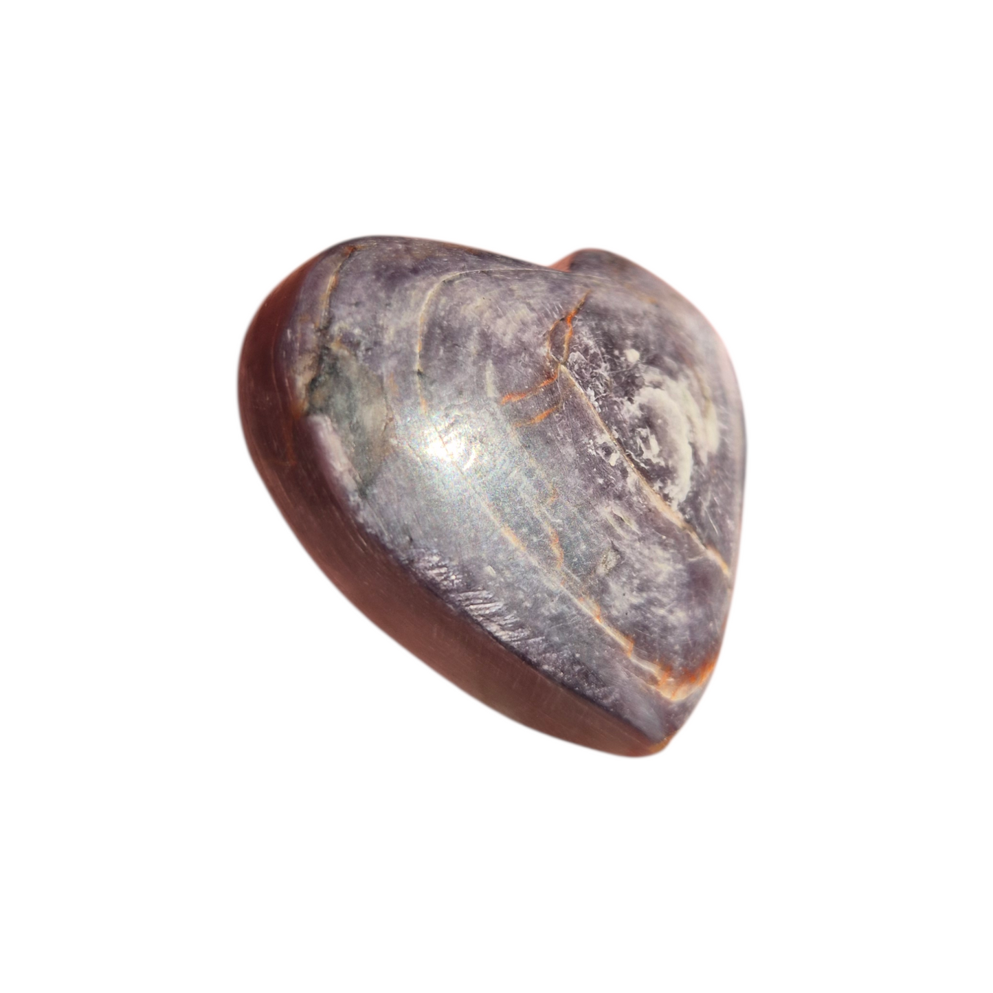 Crystals - Lepidolite Heart (High Grade)