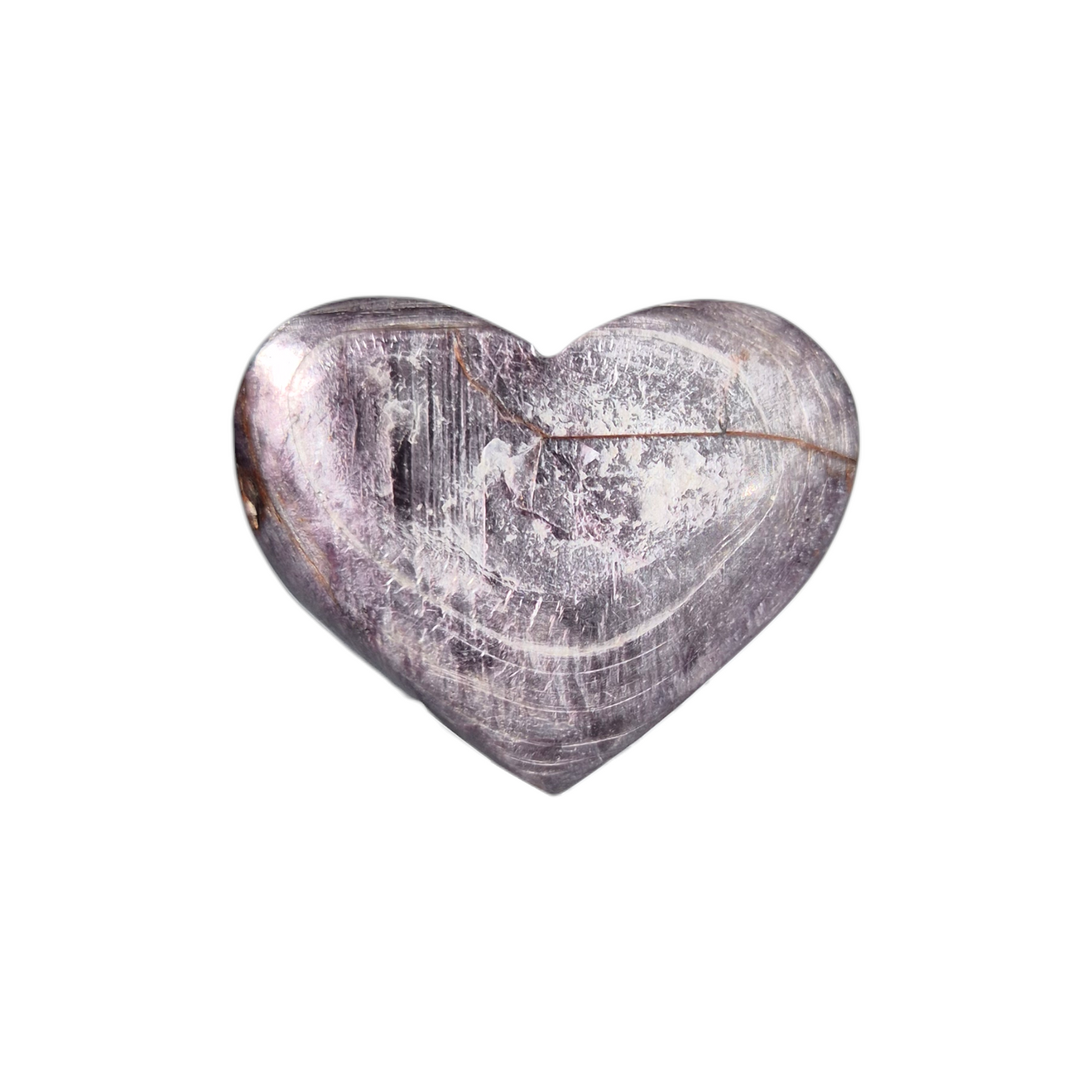 Crystals - Lepidolite Heart (High Grade)