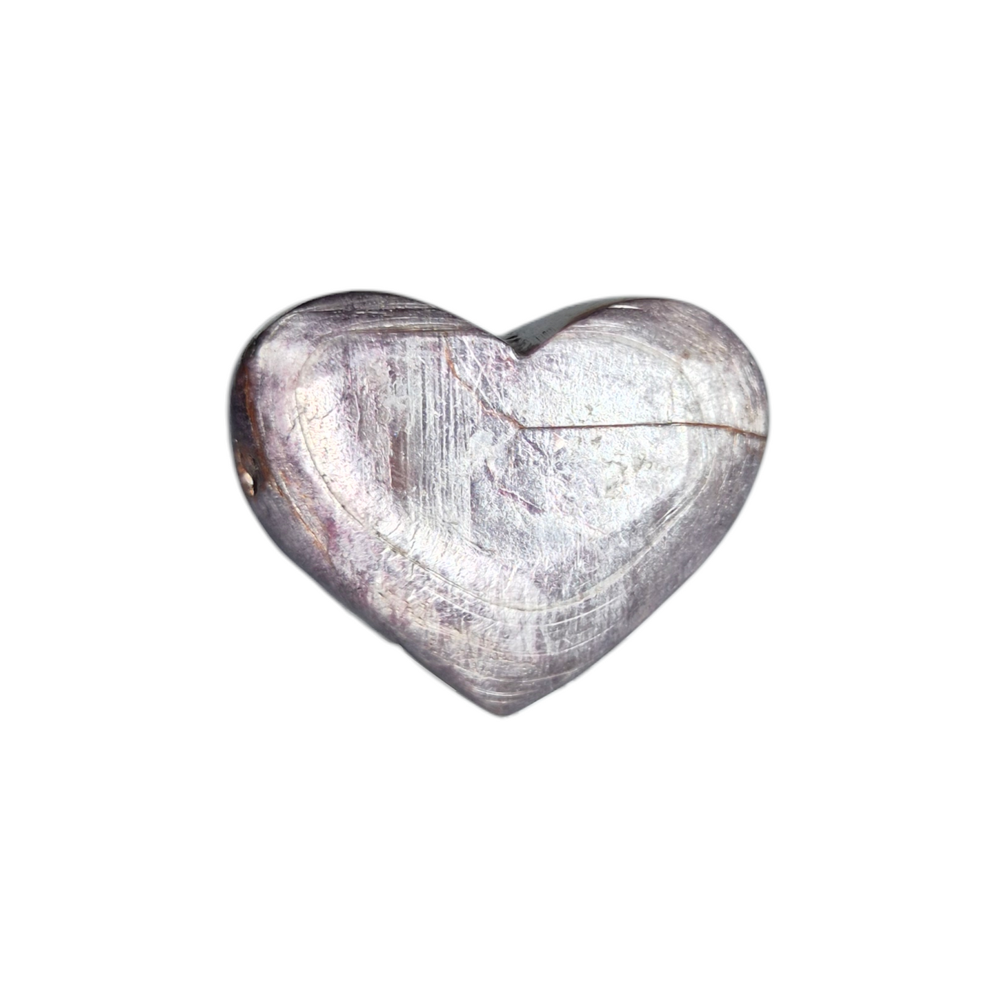Crystals - Lepidolite Heart (High Grade)