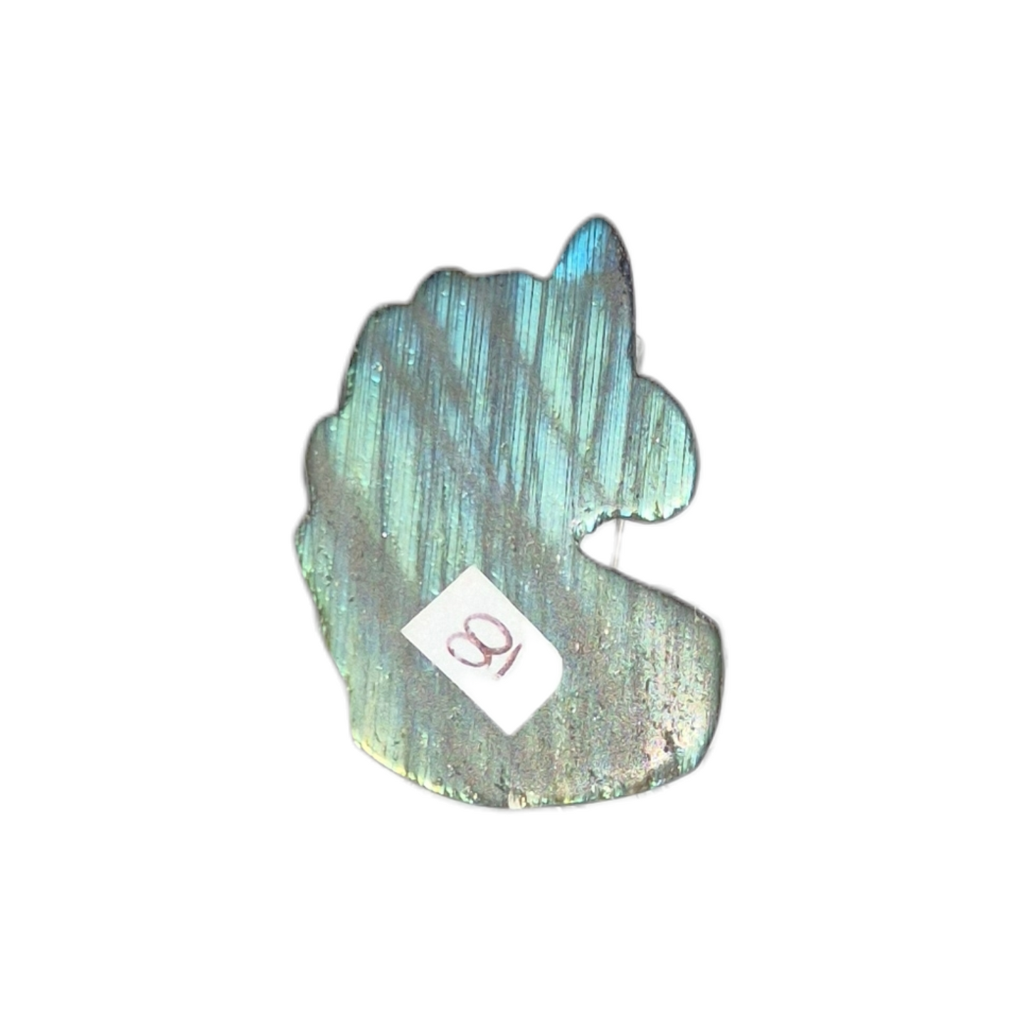 Crystals - Labradorite Unicorn Carving