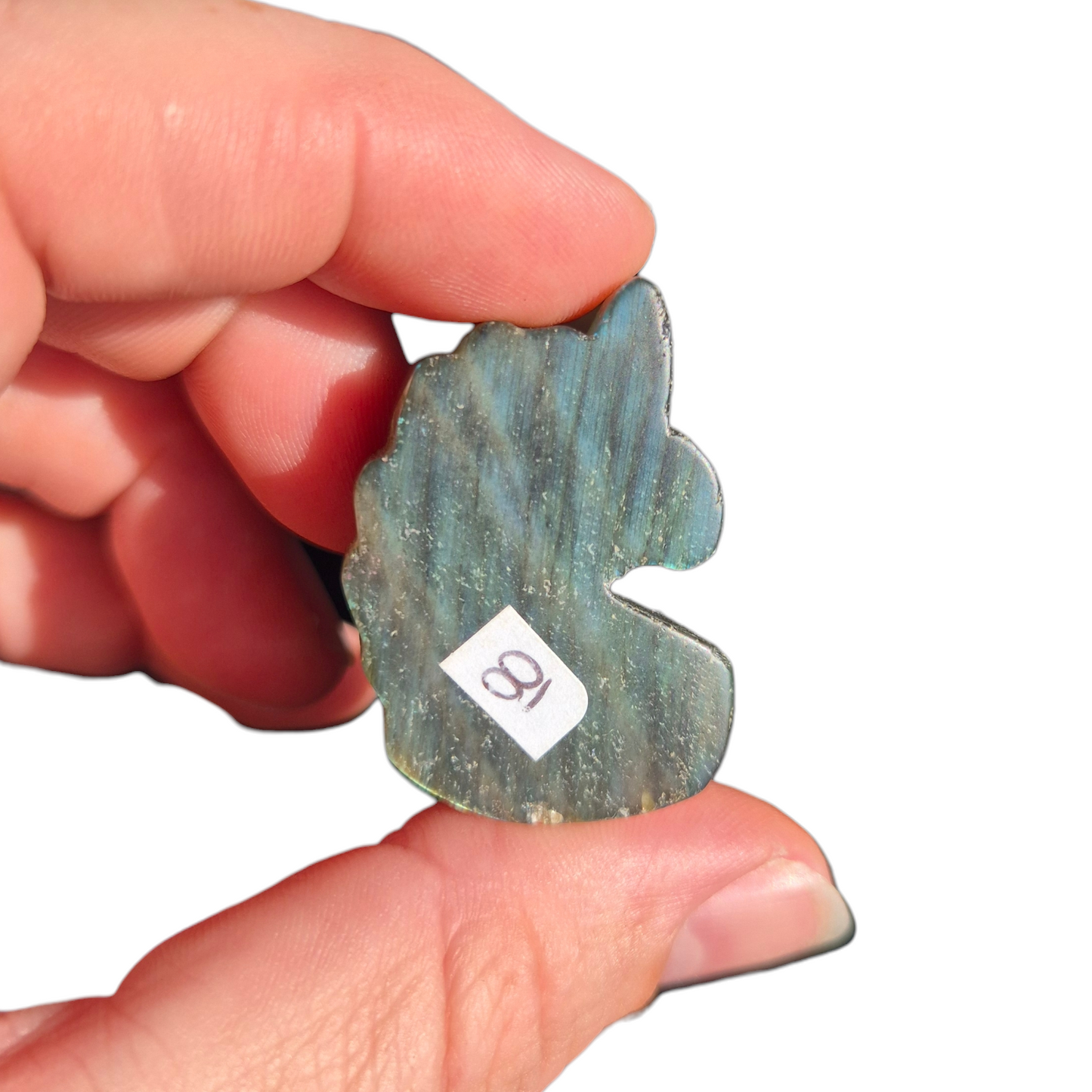 Crystals - Labradorite Unicorn Carving