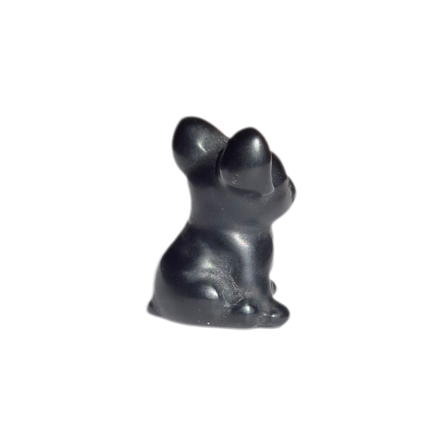 Crystals - Black Obsidian French Bulldog Carving